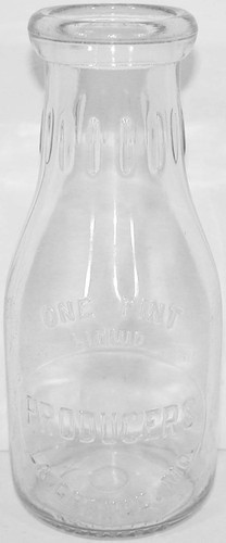 Vintage milk bottle producers - vintage,