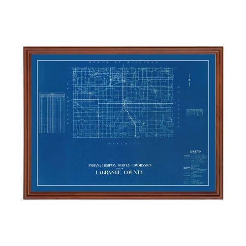 Old map lagrange county - old, in