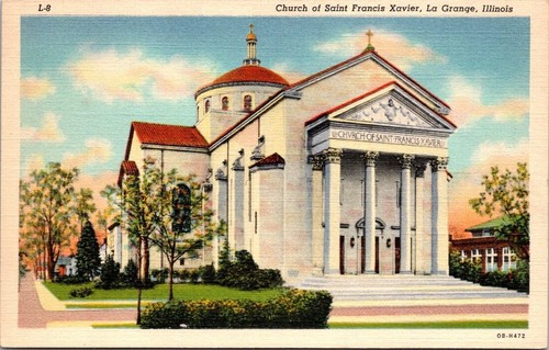 Postcard church saint - church,