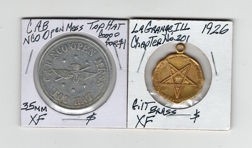 1926 masonic medal grange - la,
